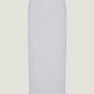 Knitted straight midi skirt in light gray