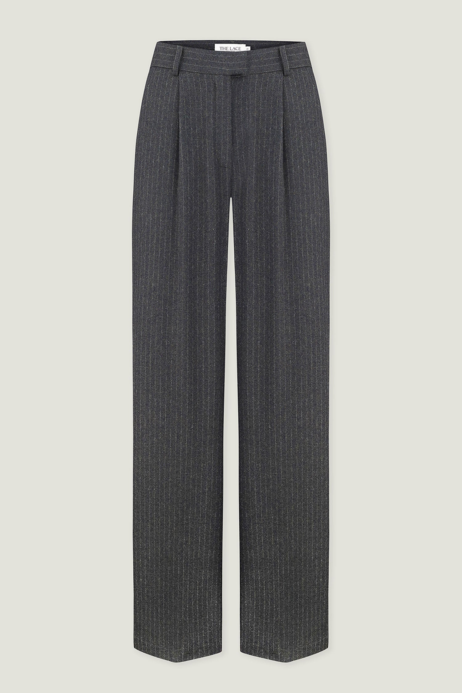 Woolen palazzo trousers in gray