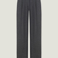 Woolen palazzo trousers in gray