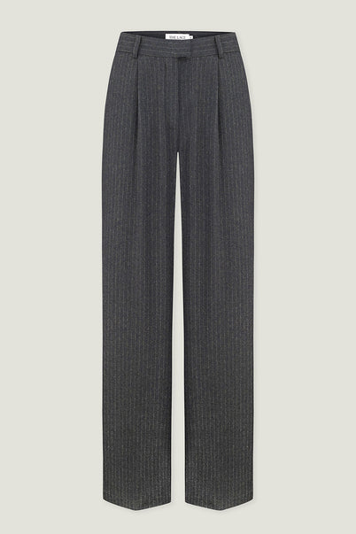 Woolen palazzo trousers in gray