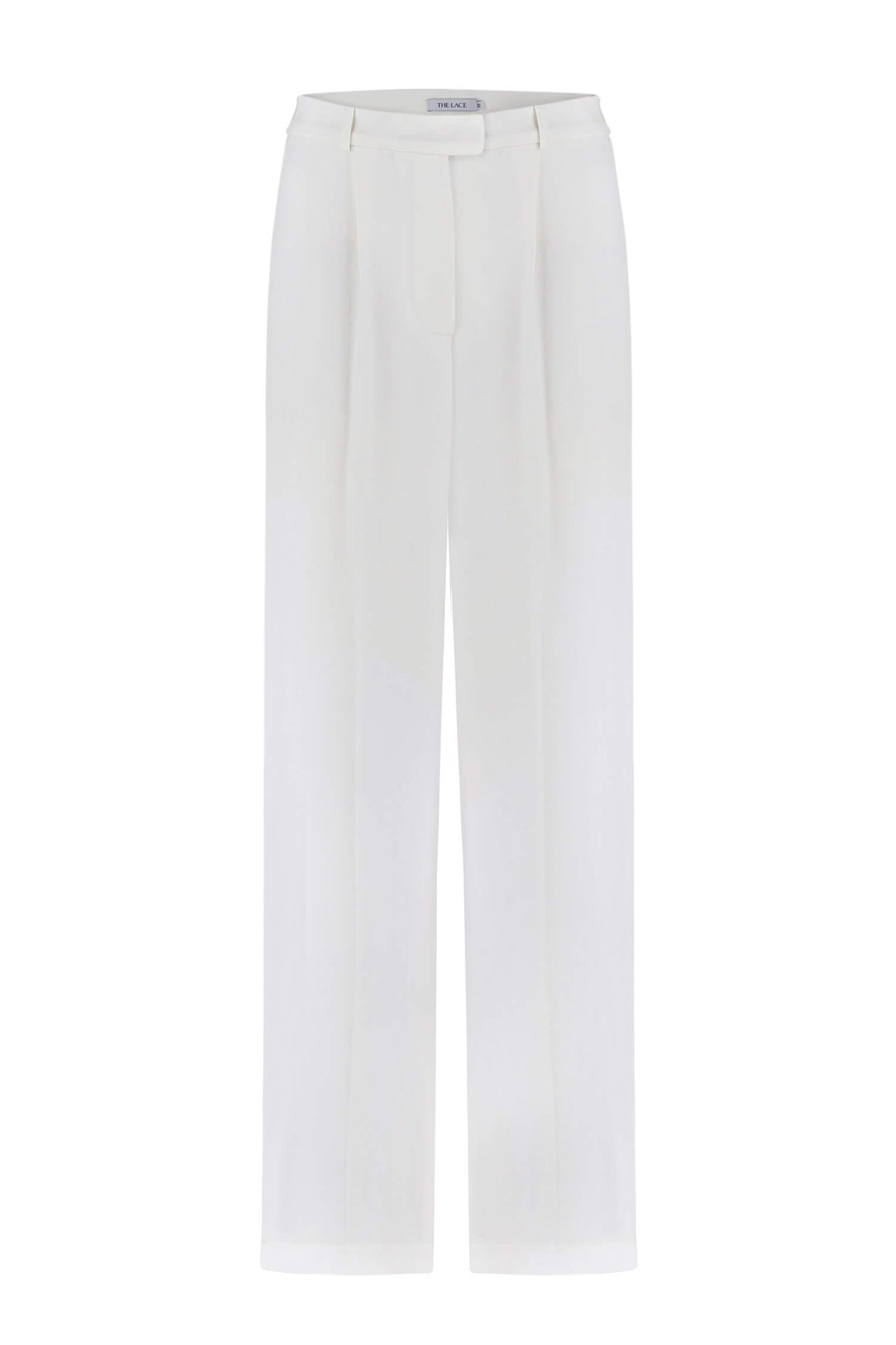 Palazzo pants in cream/olive/white