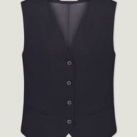 Сlassic woolen vest in gray