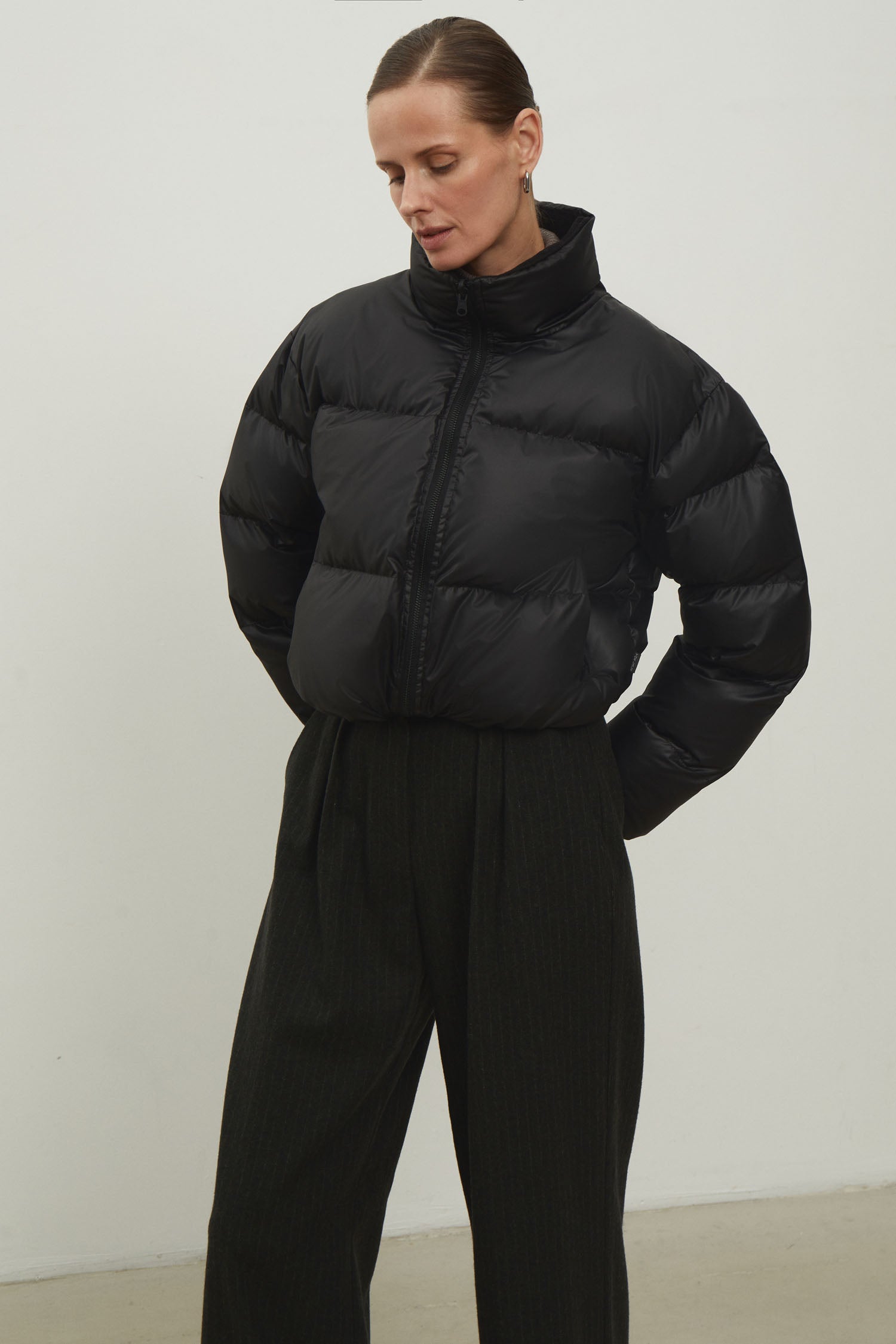 Women's short black jacket