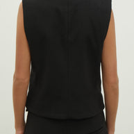 Сlassic woolen vest in gray