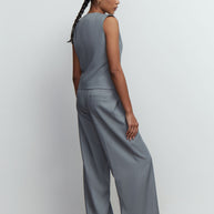 Classic vest in sand color