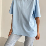 Basic oversized t-shirt in white