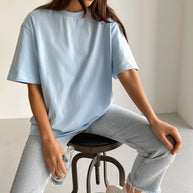 Basic oversized t-shirt in white