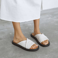 Leather sandals