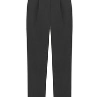 Linen pants with tucks