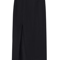 Midi skirt with cut