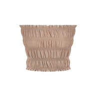 Bandeau top (eco) in beige