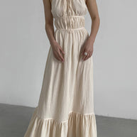 Muslin maxi sundress