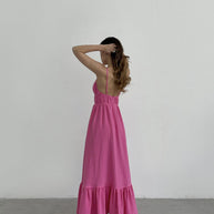 Muslin maxi sundress