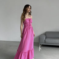 Muslin maxi sundress