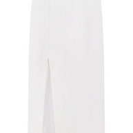 Midi skirt with cut