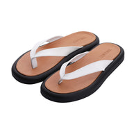 Leather slippers
