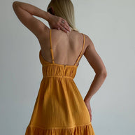 Muslin mini sundress