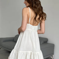 Muslin mini sundress