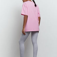 Leggings with stripes in gray