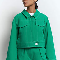 Short cotton jacket