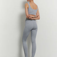 Leggings in gray melange