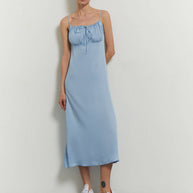 Tencel sundress with thin straps
