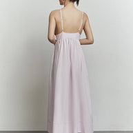 Midi sundress with thin straps