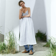 Free cut midi sundress