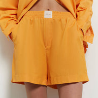 Oversized light cotton shorts