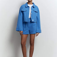 Short cotton jacket
