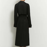 Linen oversized trenchcoat