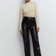 Longsleeve with pleat