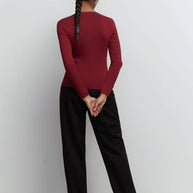 Longsleeve with pleat