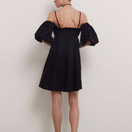Off-the-shoulder mini dress