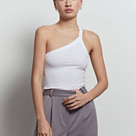 Jersey top with one strap