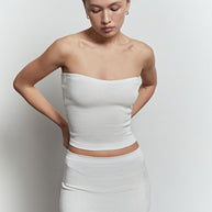 Knitted slim fit top