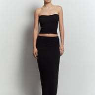 Knitted slim fit top