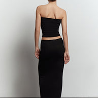 Knitted slim fit top