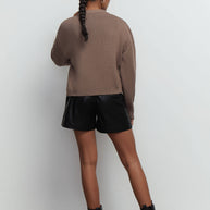 Knitted cardigan with pockets