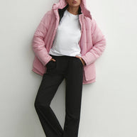 Boyfriend style puffer jacket
