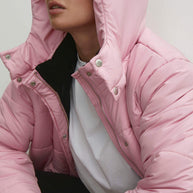 Boyfriend style puffer jacket