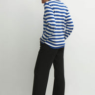 Knitted jumper with stripes