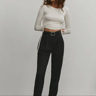 Longsleeve with drawstrings