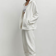 Zip hoodie with a print