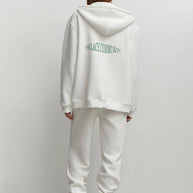 Zip hoodie with a print