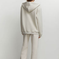 Zip hoodie with a print