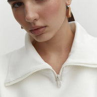 Zipped sweatshirt