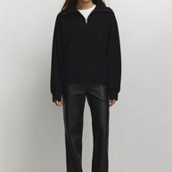 Zipped sweatshirt