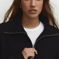 Zipped sweatshirt