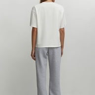 T-shirt with Dnipro print in milk